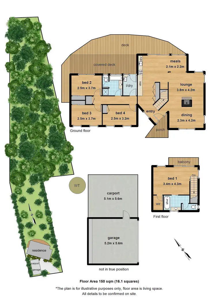 Floorplan of Homely house listing, 21 Childs Road, Kalorama VIC 3766