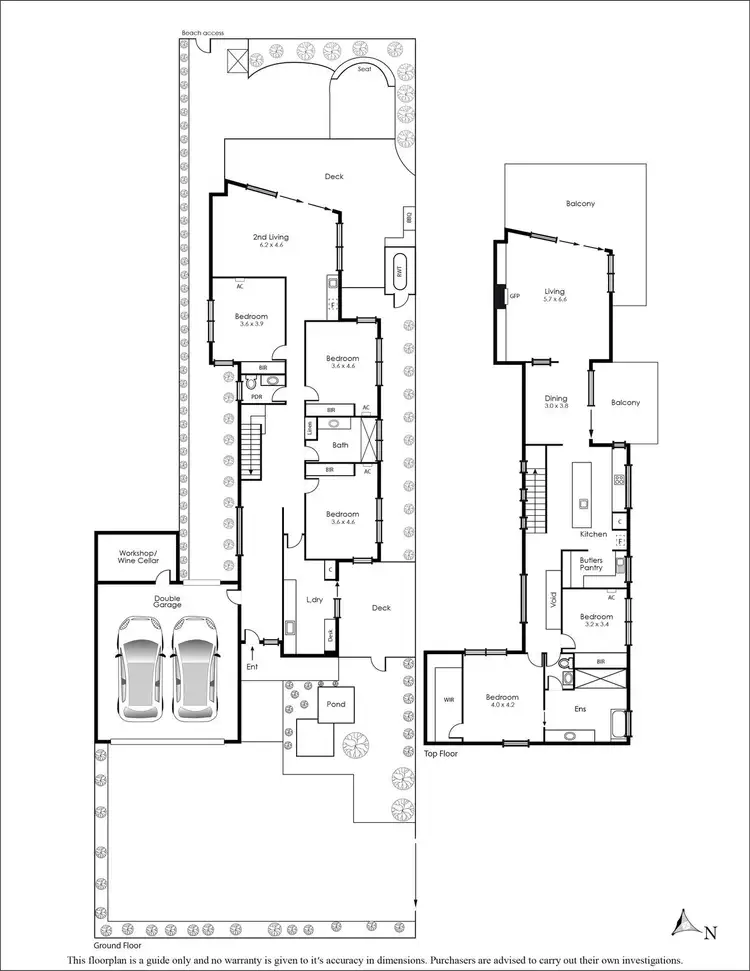 Floorplan of Homely house listing, 18 Somme Parade, Edithvale VIC 3196