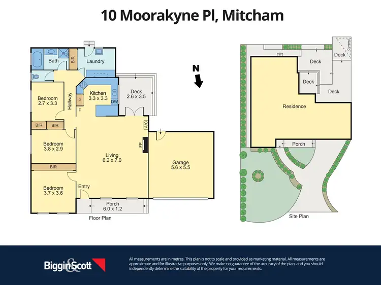Floorplan of Homely house listing, 10 Moorakyne Place, Mitcham VIC 3132
