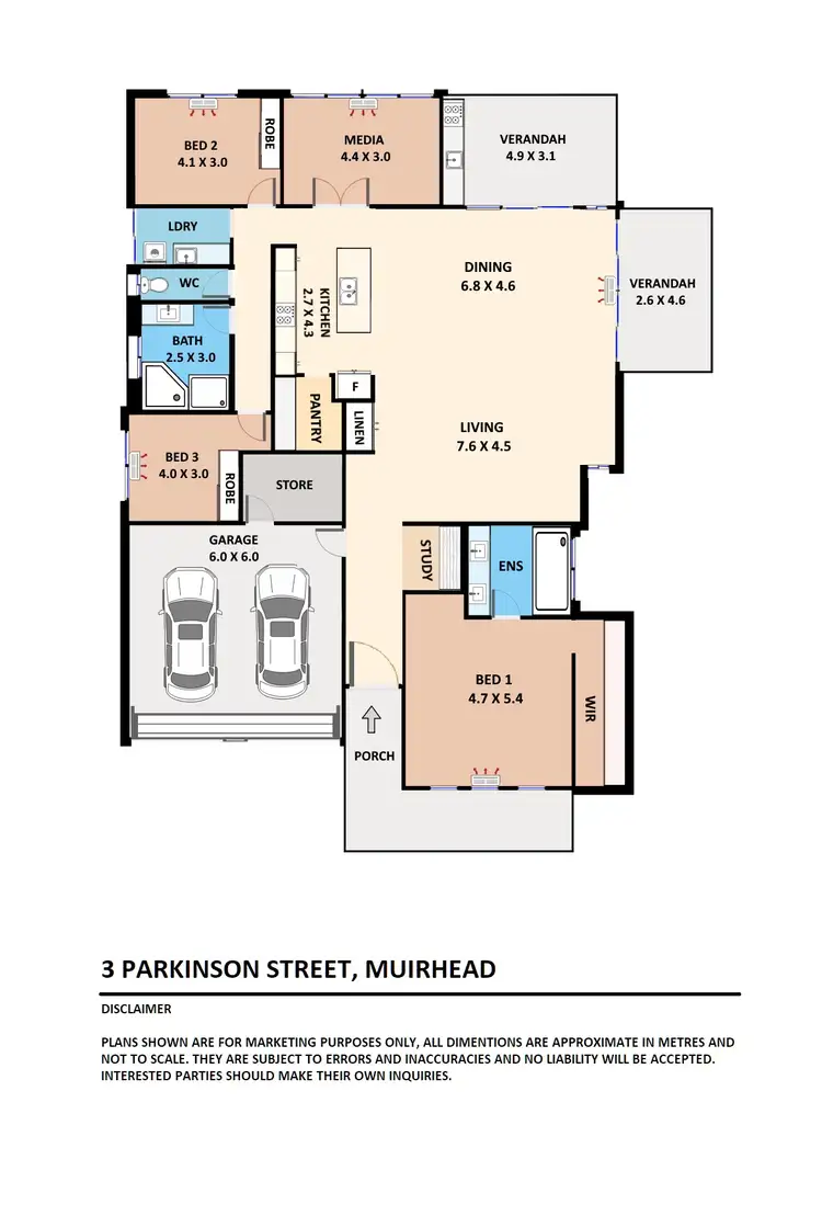 Floorplan of Homely house listing, 3 Parkinson Street, Muirhead NT 810