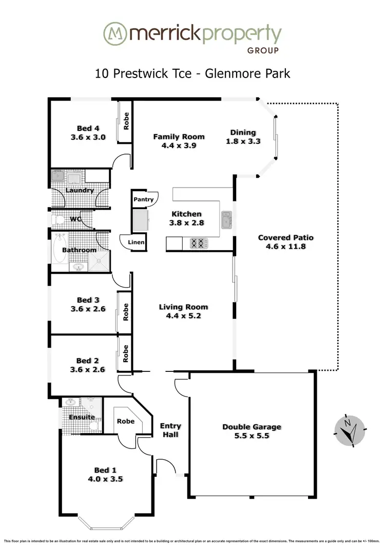Floorplan of Homely house listing, 10 Prestwick Terrace, Glenmore Park NSW 2745