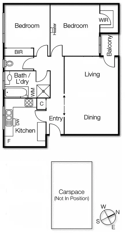 Floorplan of Homely apartment listing, 11/44 Robe Street, St Kilda VIC 3182