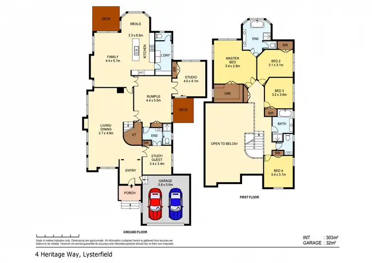 Floorplan of Homely house listing, 4 Heritage Way, Lysterfield VIC 3156