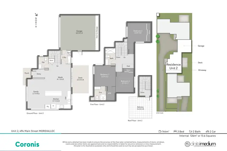 Floorplan of Homely townhouse listing, 3/494 Main Street, Mordialloc VIC 3195