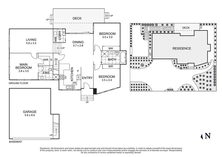 Floorplan of Homely unit listing, 3/1326 Main Road, Eltham VIC 3095