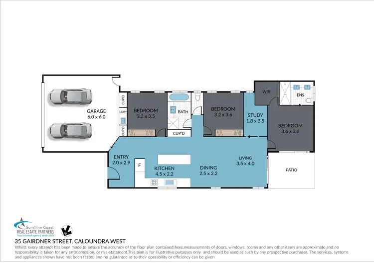 Floorplan of Homely house listing, 35 Gairdner Street, Caloundra West QLD 4551