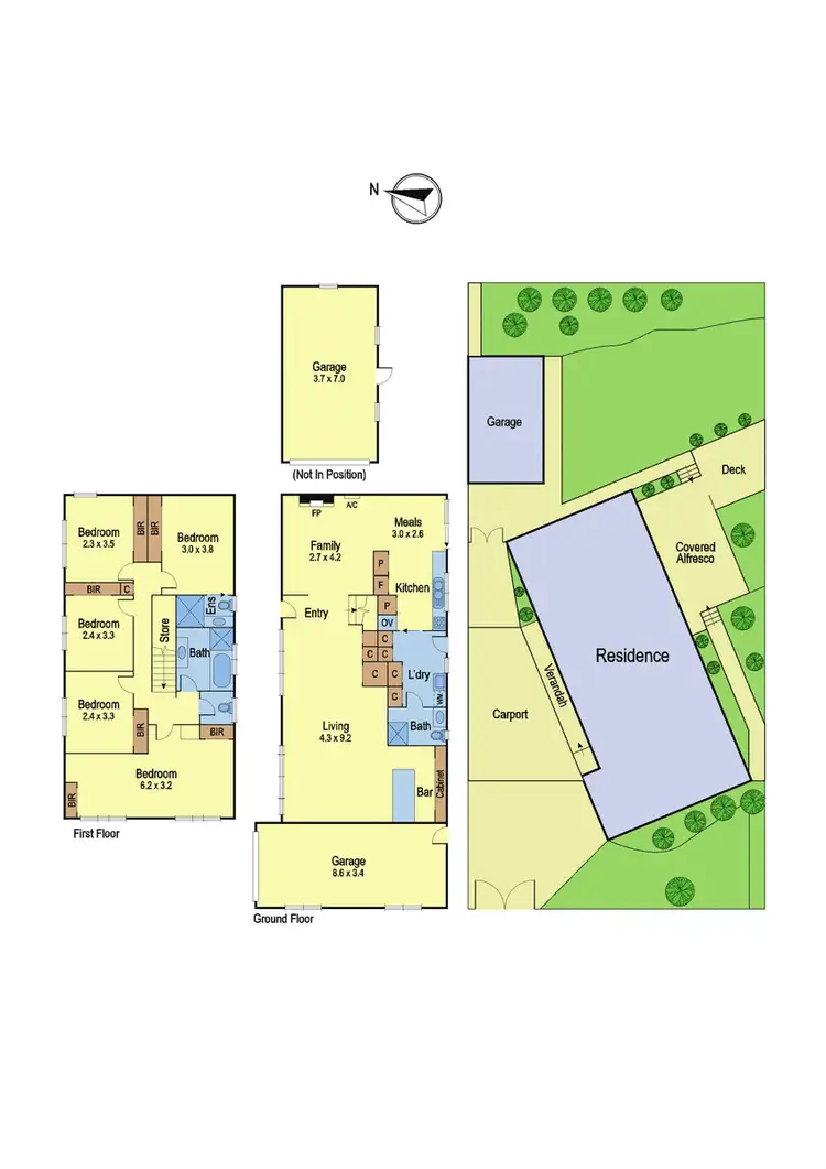 Floorplan of Homely house listing, 16 Frances Avenue, Greensborough VIC 3088