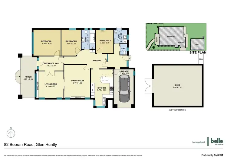 Floorplan of Homely house listing, 82 Booran Road, Glen Huntly VIC 3163