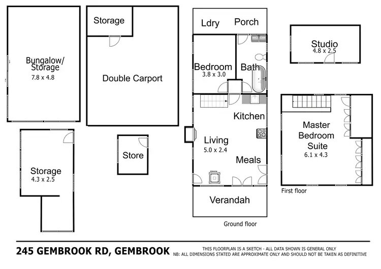 Floorplan of Homely house listing, 245 Gembrook Road, Gembrook VIC 3783