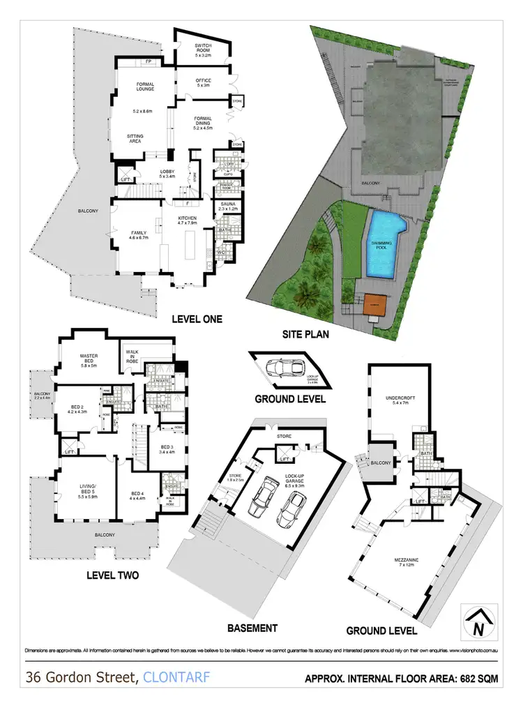 Floorplan of Homely house listing, 36 Gordon Street, Clontarf NSW 2093
