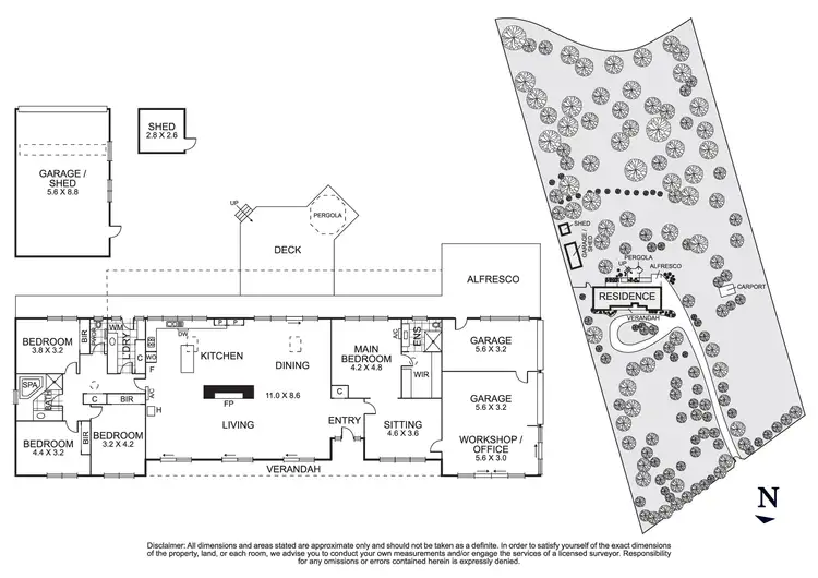 Floorplan of Homely house listing, 11-21 Happy Hollow Drive, Plenty VIC 3090