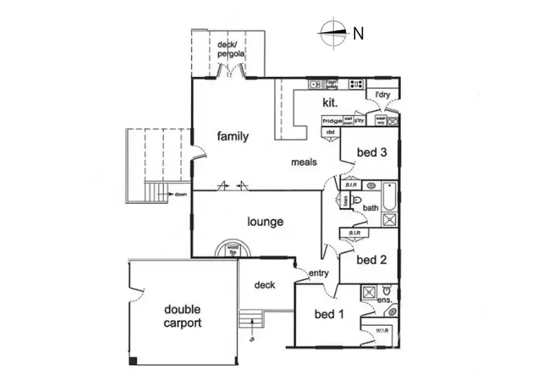 Floorplan of Homely house listing, 6a Lorraine Court, Warranwood VIC 3134