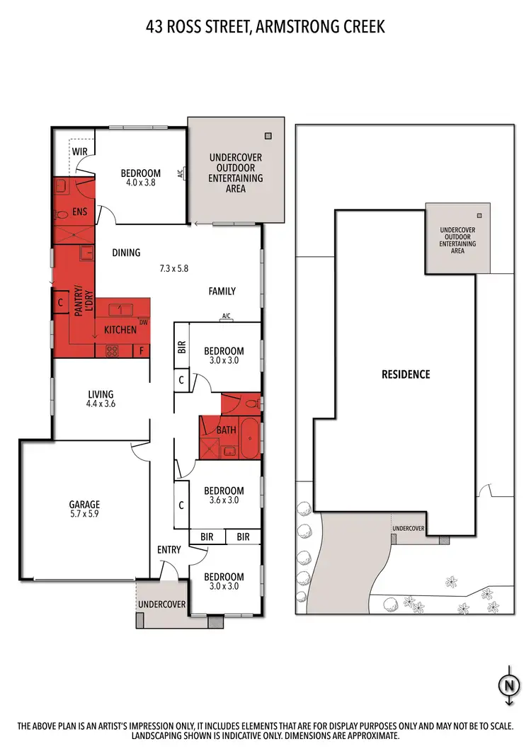 Floorplan of Homely house listing, 43 Ross Street, Armstrong Creek VIC 3217