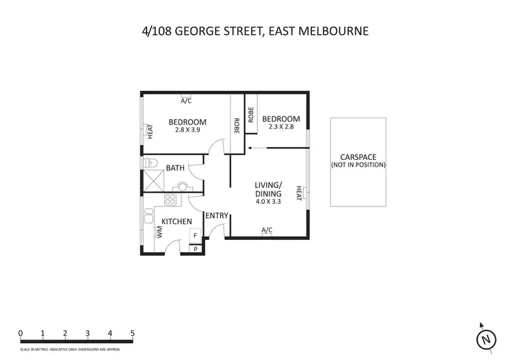 Floorplan of Homely apartment listing, 4/108 George Street, East Melbourne VIC 3002
