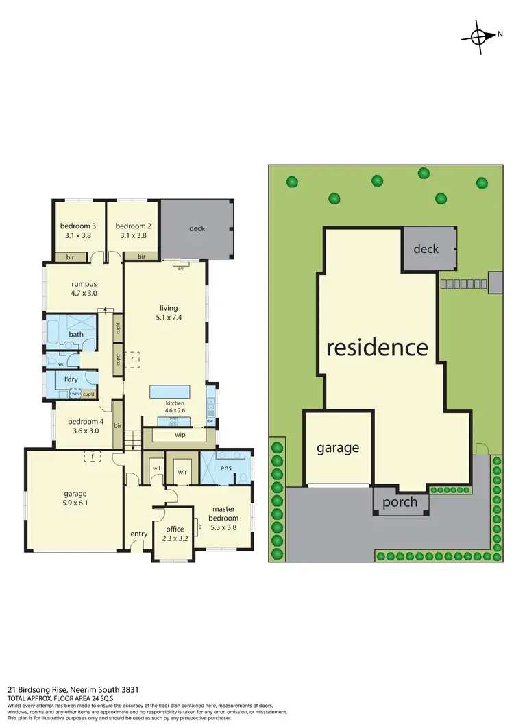 Floorplan of Homely house listing, 21 Birdsong Rise, Neerim South VIC 3831