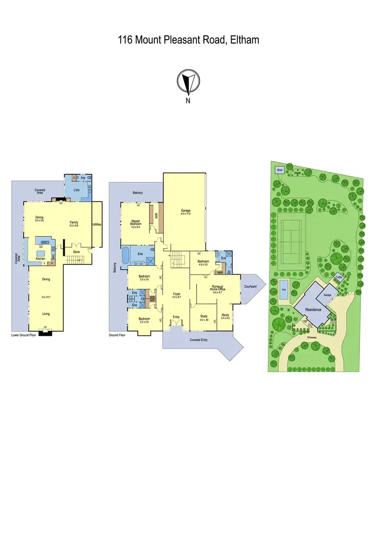 Floorplan of Homely house listing, 116 Mount Pleasant Road, Eltham VIC 3095