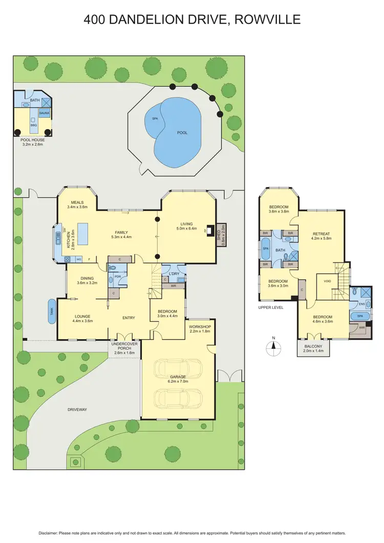 Floorplan of Homely house listing, 400 Dandelion Drive, Rowville VIC 3178