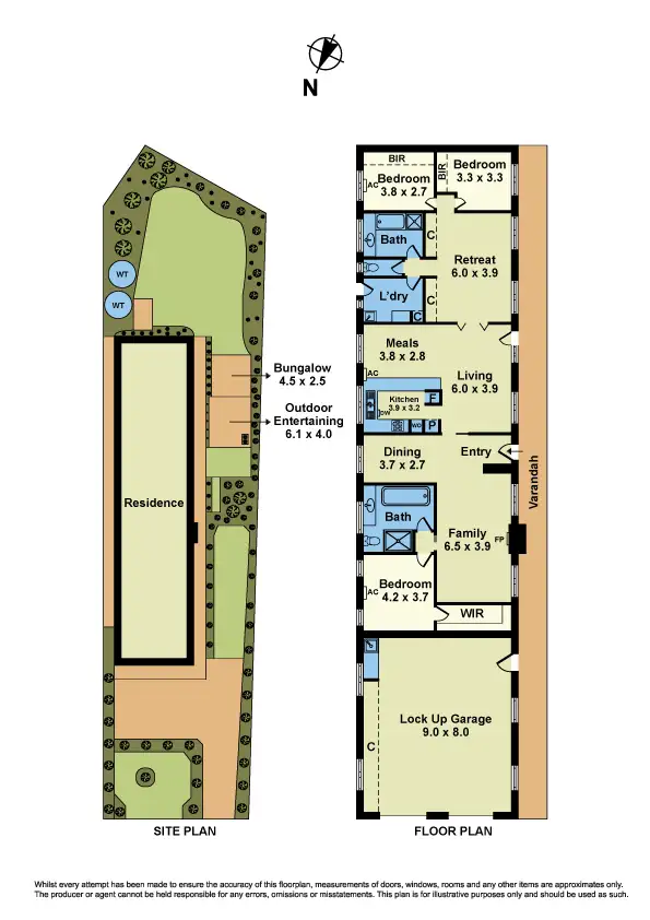 Floorplan of Homely house listing, 5 Park Crescent, Williamstown VIC 3016