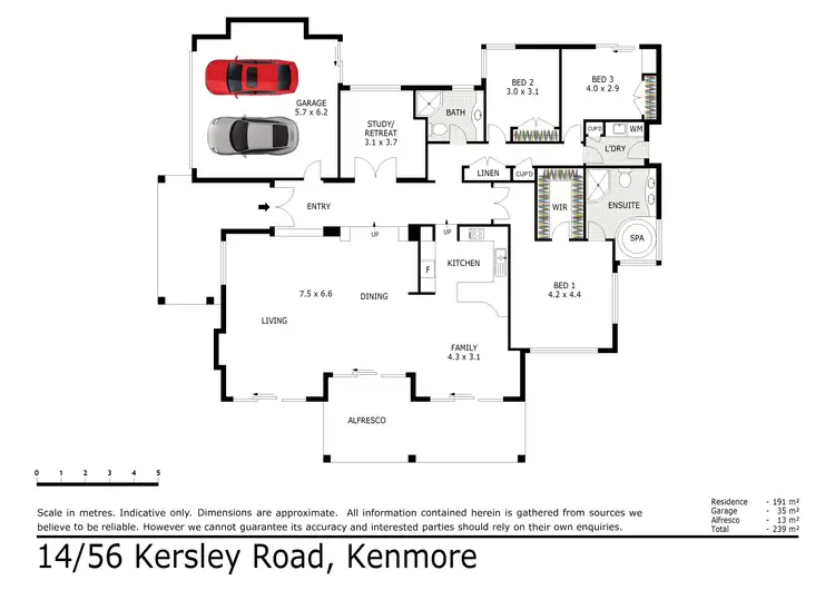 Floorplan of Homely house listing, 14/56 Kersley Road, Kenmore QLD 4069