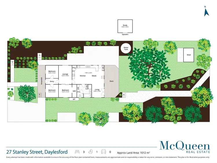 Floorplan of Homely house listing, 27 Stanley Street, Daylesford VIC 3460