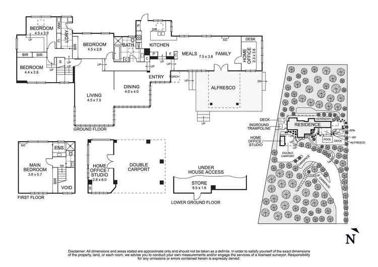 Floorplan of Homely house listing, 38-40 Ennismore Crescent, Park Orchards VIC 3114