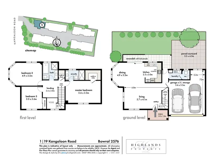 Floorplan of Homely unit listing, 1/19 Kangaloon Road, Bowral NSW 2576