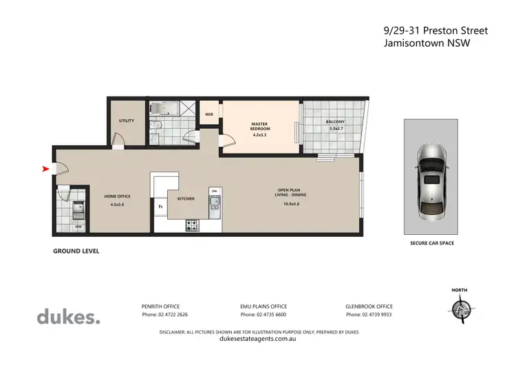 Floorplan of Homely unit listing, 9/29-35 Preston Street, Jamisontown NSW 2750