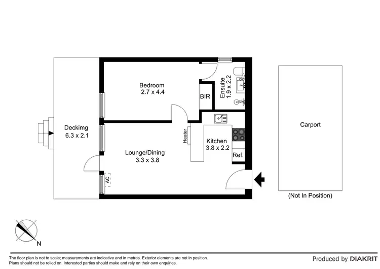 Floorplan of Homely apartment listing, 2/470 Punt Road, South Yarra VIC 3141