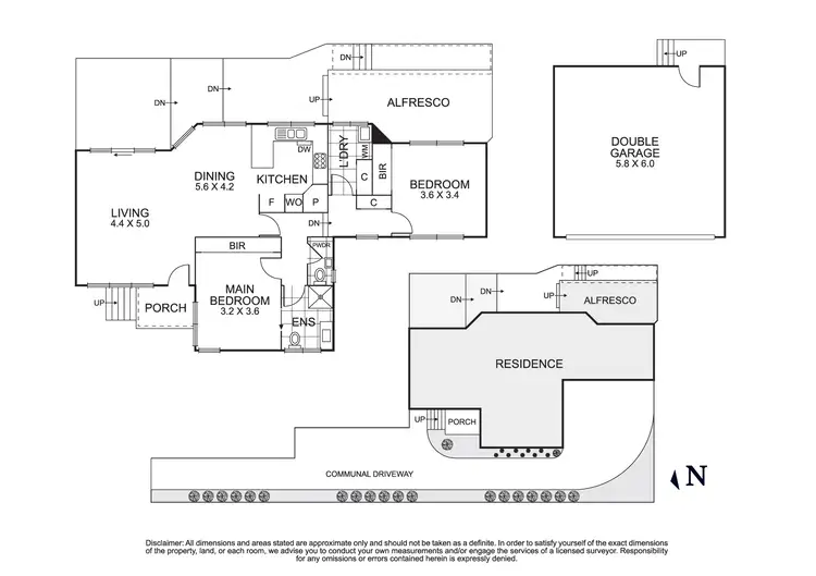 Floorplan of Homely townhouse listing, 2/24 Calderwood Street, Bulleen VIC 3105