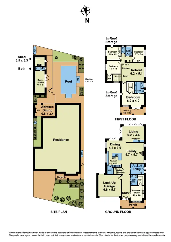 Floorplan of Homely house listing, 26 Myrtle Grove, Altona VIC 3018