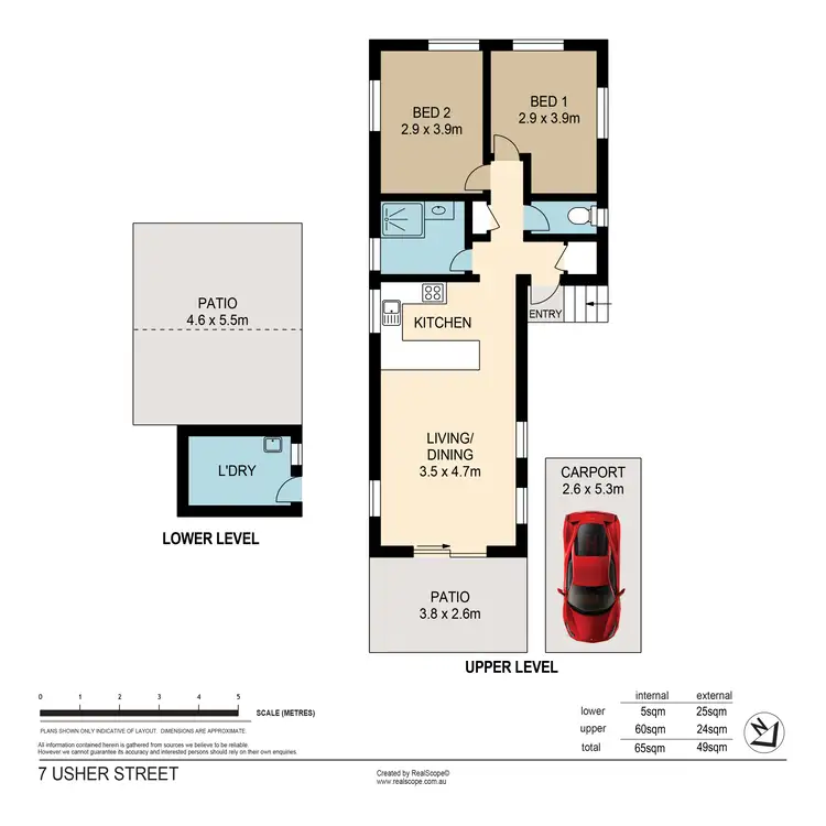 Floorplan of Homely house listing, 7 Usher Street, Indooroopilly QLD 4068