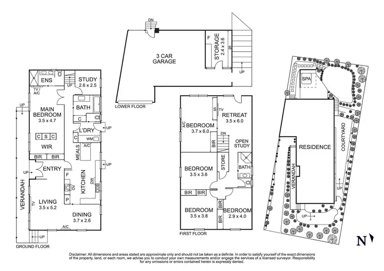 Floorplan of Homely house listing, 43 Dellfield Drive, Templestowe Lower VIC 3107
