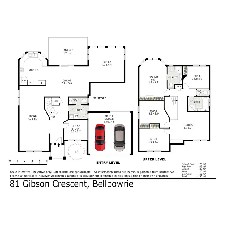 Floorplan of Homely house listing, 81 Gibson Crescent, Bellbowrie QLD 4070