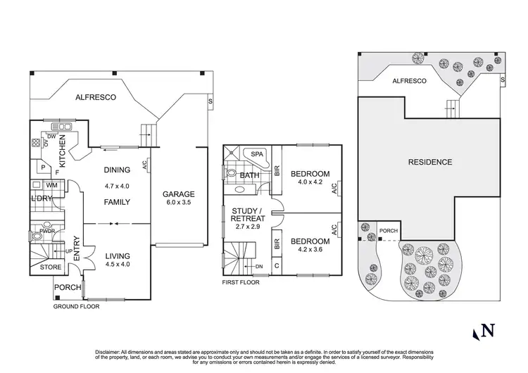 Floorplan of Homely townhouse listing, 5/22-24 Foote Street, Templestowe Lower VIC 3107