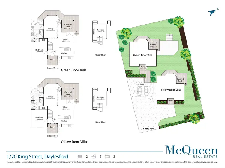 Floorplan of Homely house listing, 20A King Street, Daylesford VIC 3460