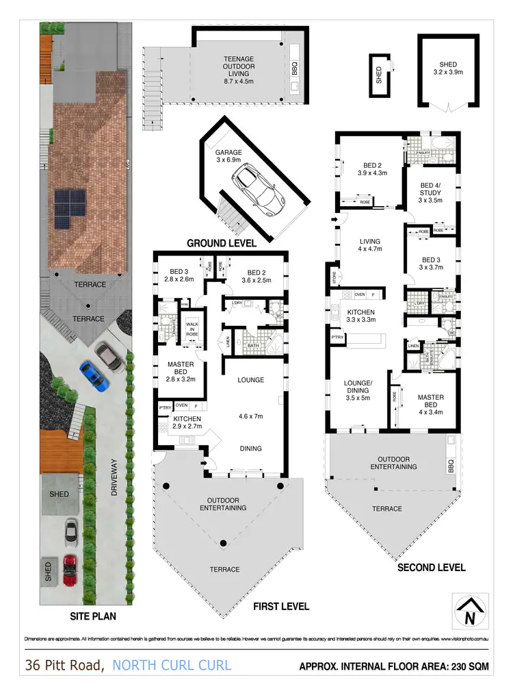 Floorplan of Homely house listing, 36 Pitt Road, North Curl Curl NSW 2099
