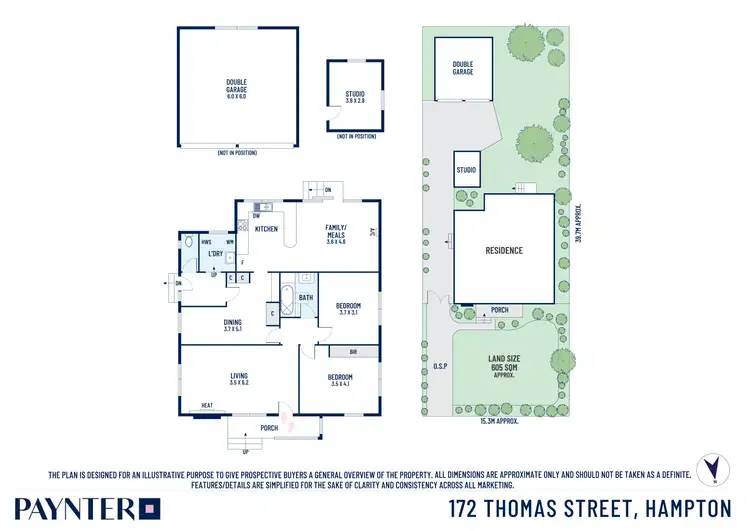 Floorplan of Homely house listing, 172 Thomas Street, Hampton VIC 3188