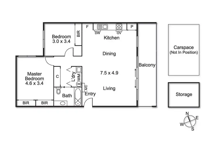 Floorplan of Homely apartment listing, 22/33 Albion Road, Box Hill VIC 3128