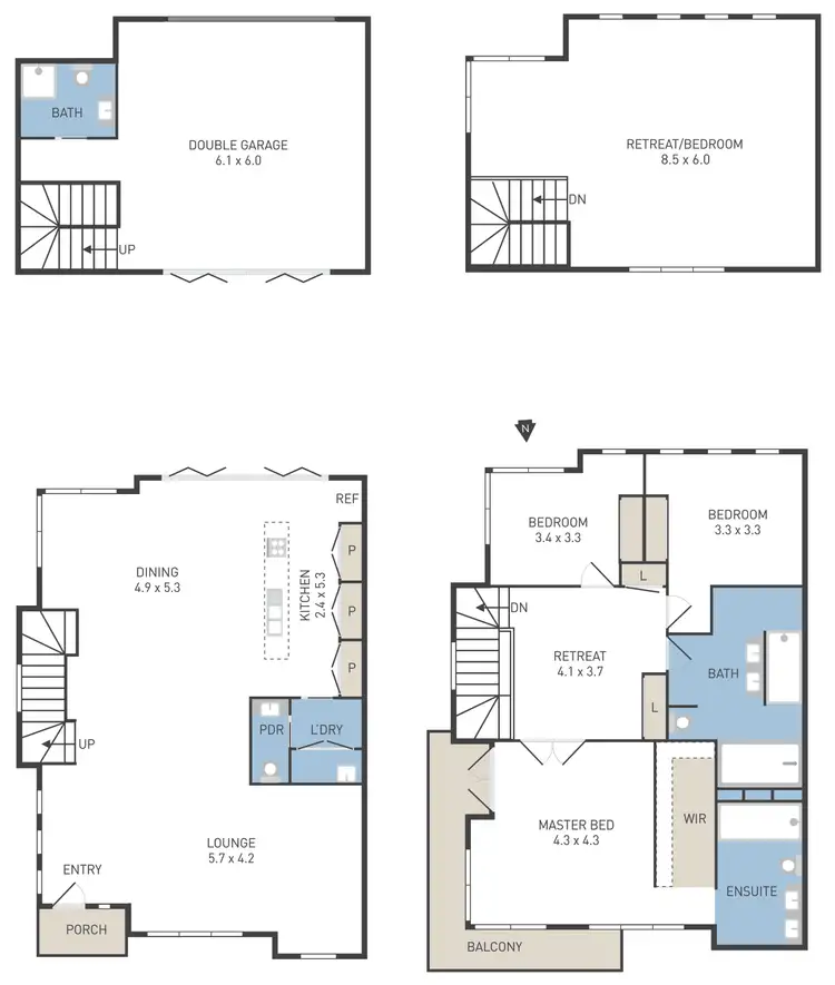 Floorplan of Homely house listing, 20 Ibis Place, Maribyrnong VIC 3032