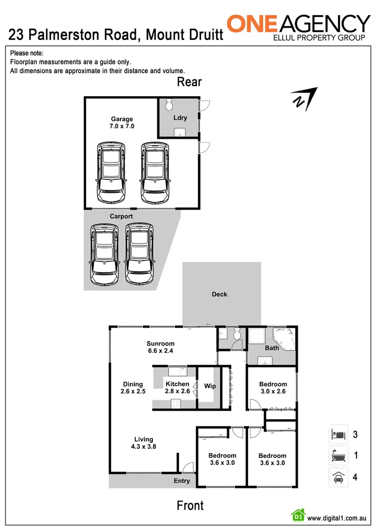Floorplan of Homely house listing, 23 Palmerston Road, Mount Druitt NSW 2770