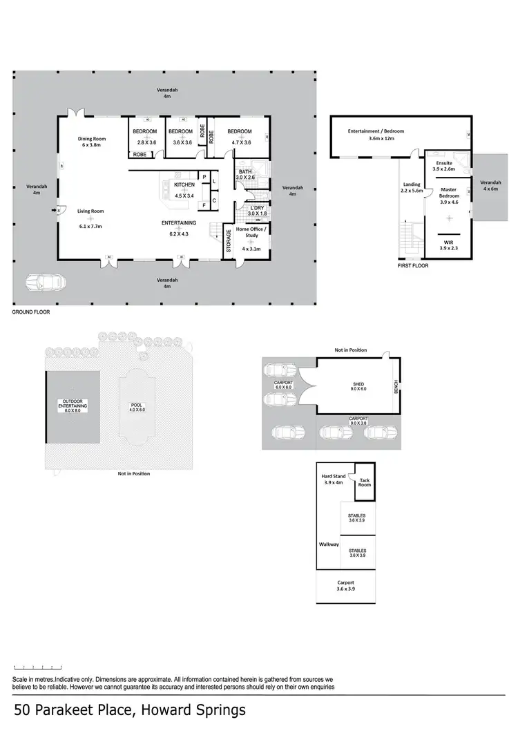 Floorplan of Homely house listing, 50 Parakeet Place, Howard Springs NT 835