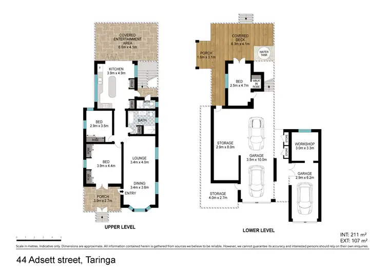Floorplan of Homely house listing, 44 Adsett Street, Taringa QLD 4068
