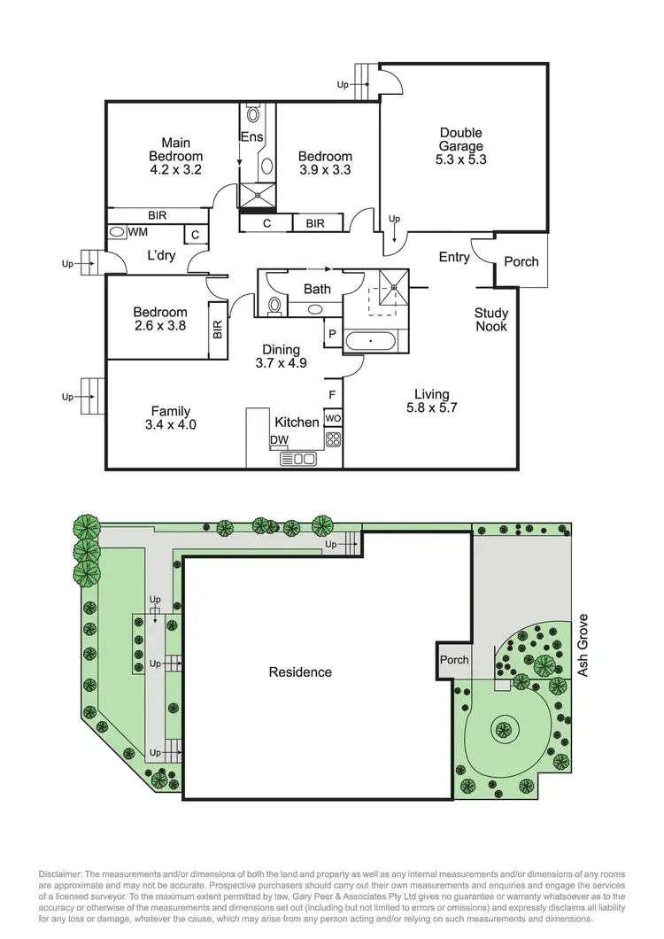 Floorplan of Homely unit listing, 1/21 Ash Grove, Caulfield VIC 3162