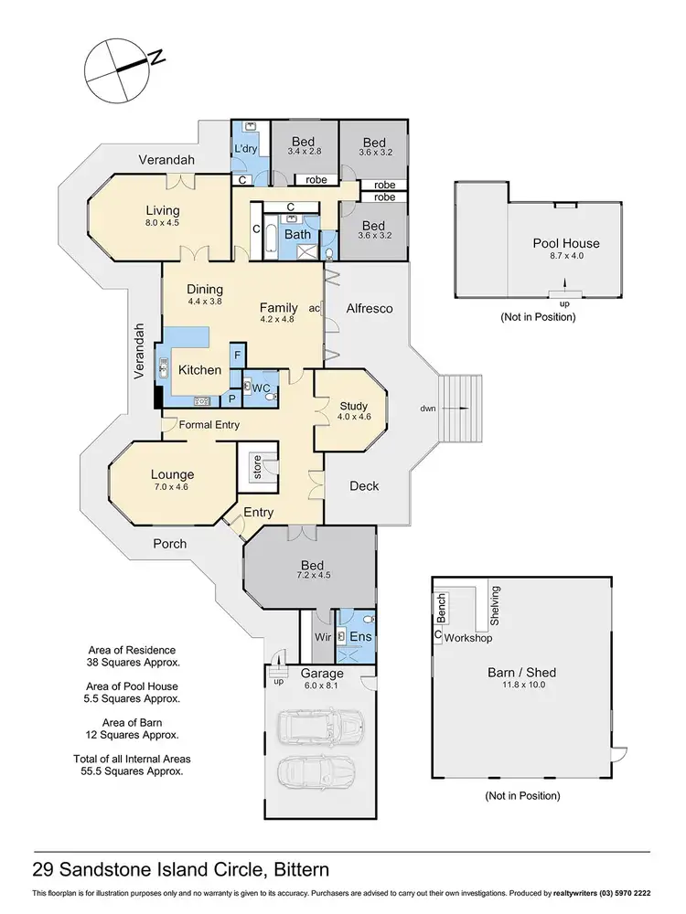 Floorplan of Homely house listing, 29 Sandstone Island Circle, Bittern VIC 3918