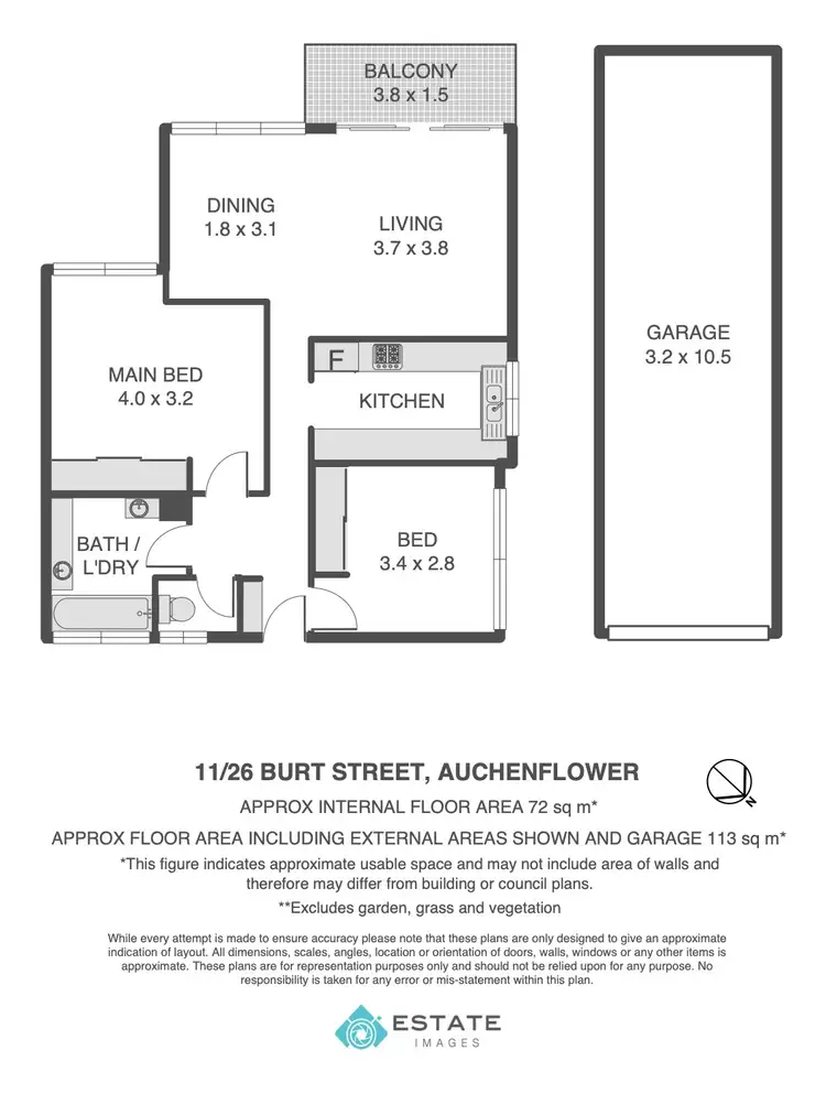 Floorplan of Homely unit listing, 11/23 Burt Street, Auchenflower QLD 4066
