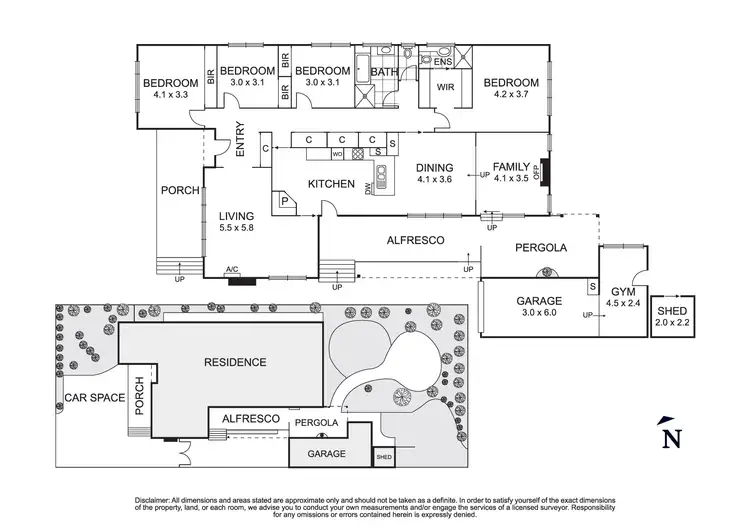 Floorplan of Homely house listing, 18 Florence Avenue, Donvale VIC 3111