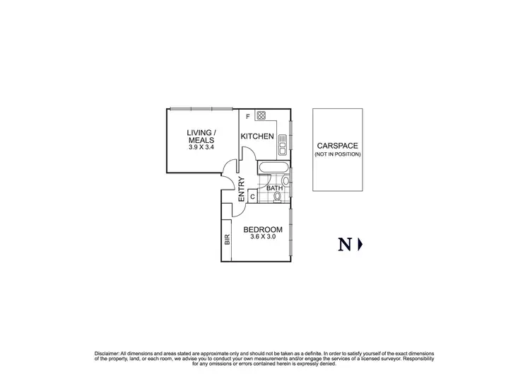 Floorplan of Homely apartment listing, 6/12 Belmont Avenue, Glen Iris VIC 3146