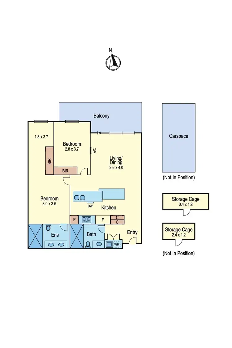 Floorplan of Homely apartment listing, 503/5 Sovereign Point Court, Doncaster VIC 3108