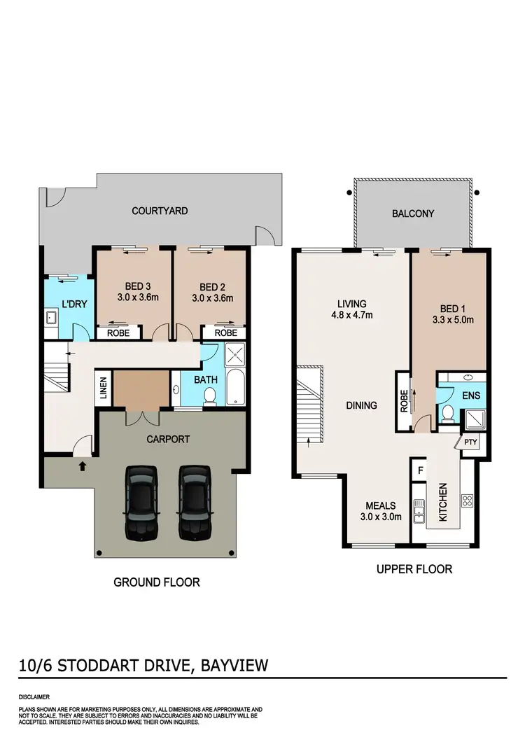 Floorplan of Homely apartment listing, 10/6 Stoddart Drive, Bayview NT 820