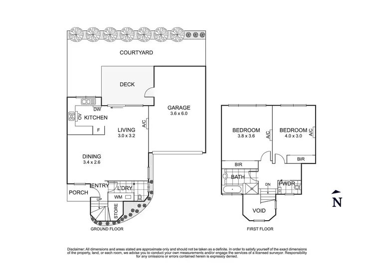 Floorplan of Homely townhouse listing, 2/111 Springvale Road, Nunawading VIC 3131